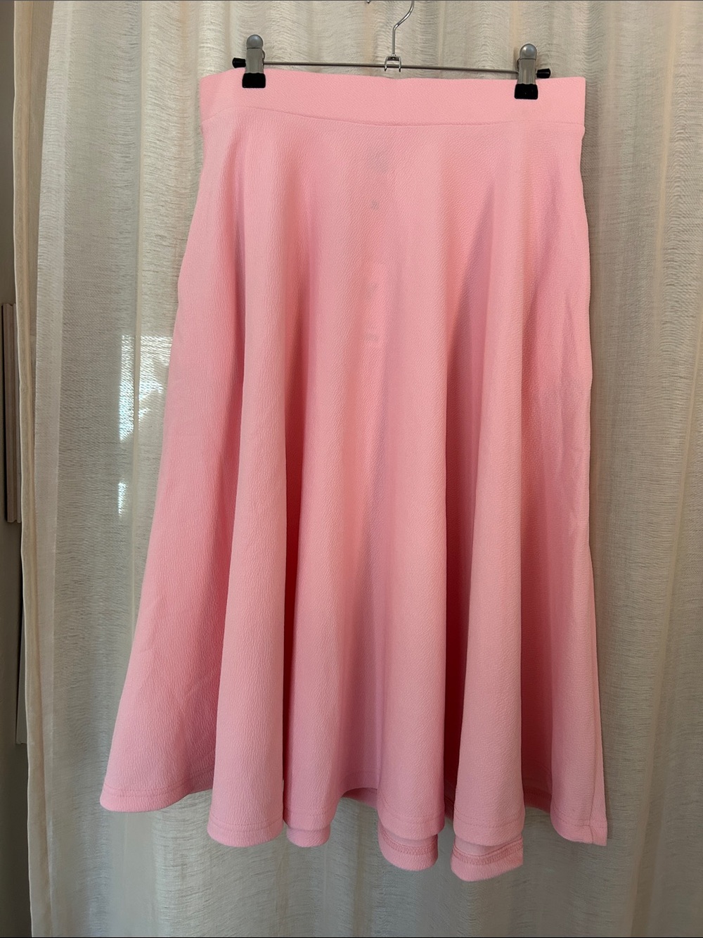 NWT candy pink skirt, L